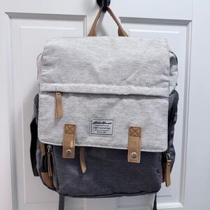 3/$17!Eddie Bauer Diaper Bag Backpack W Insulated Bottle. Baby Supplies, Nursing